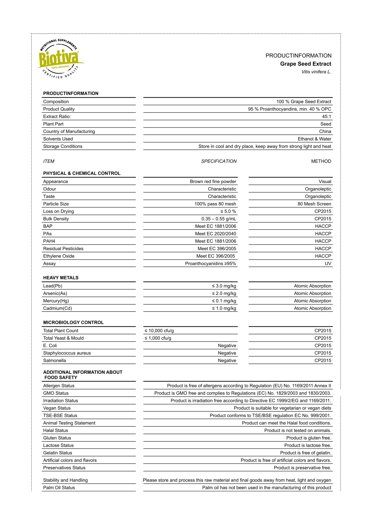 OPC Traubenkernextrakt Pulver 100g