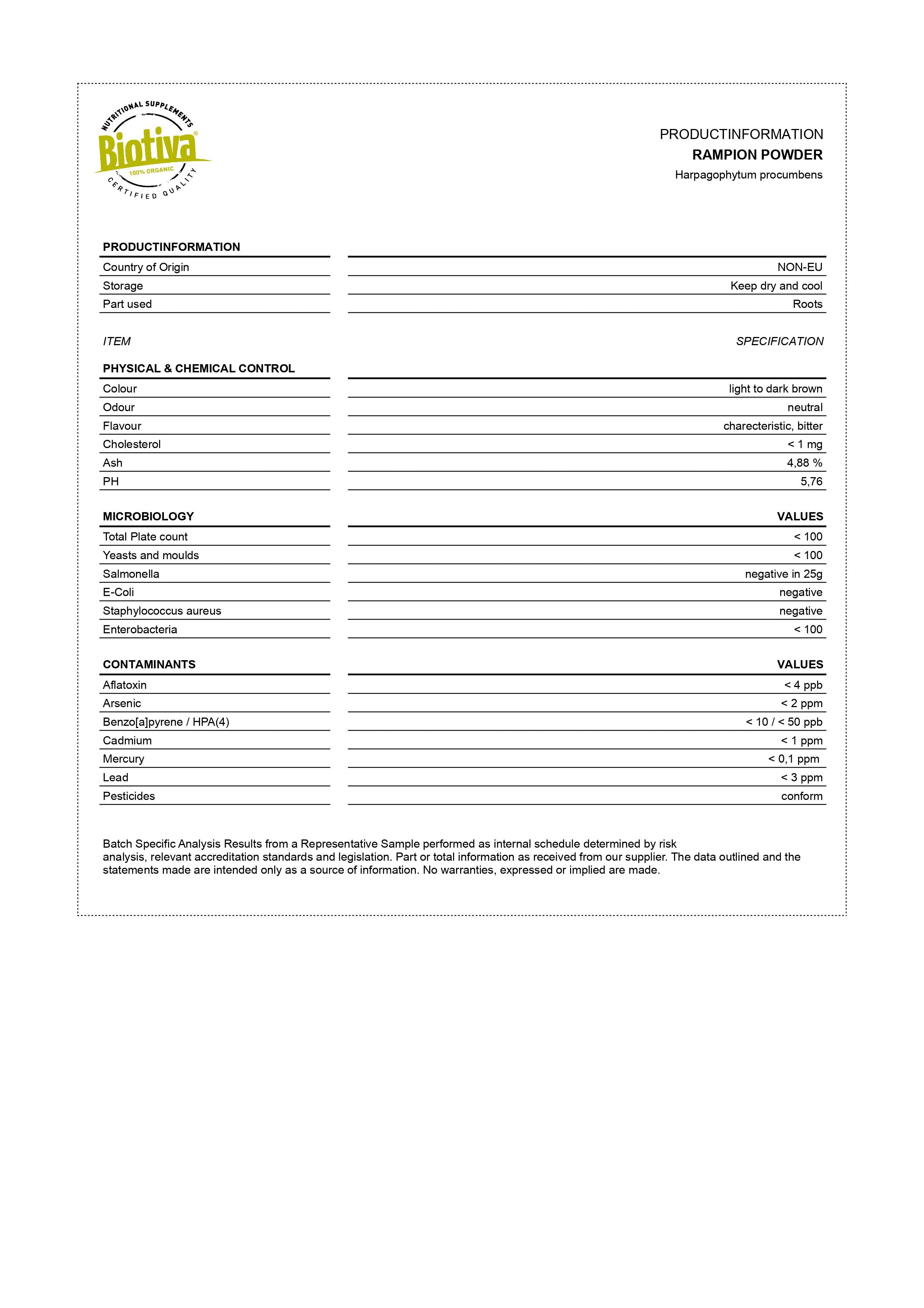 Teufelskralle Extrakt Bio (140 Kapseln)
