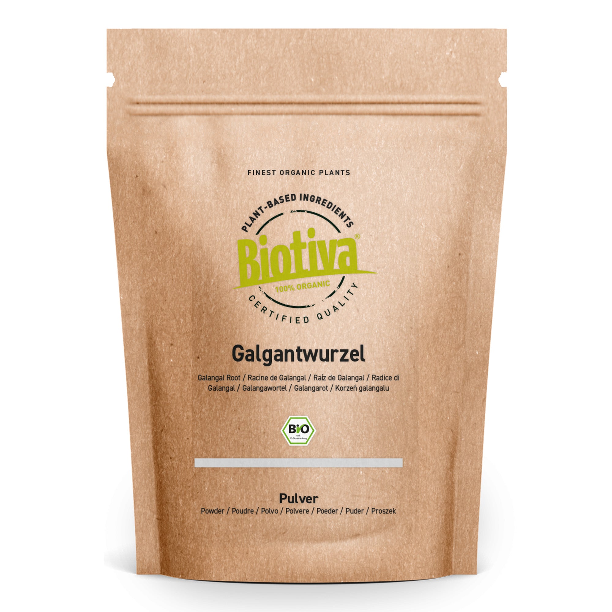 Galgantwurzel gemahlen Bio