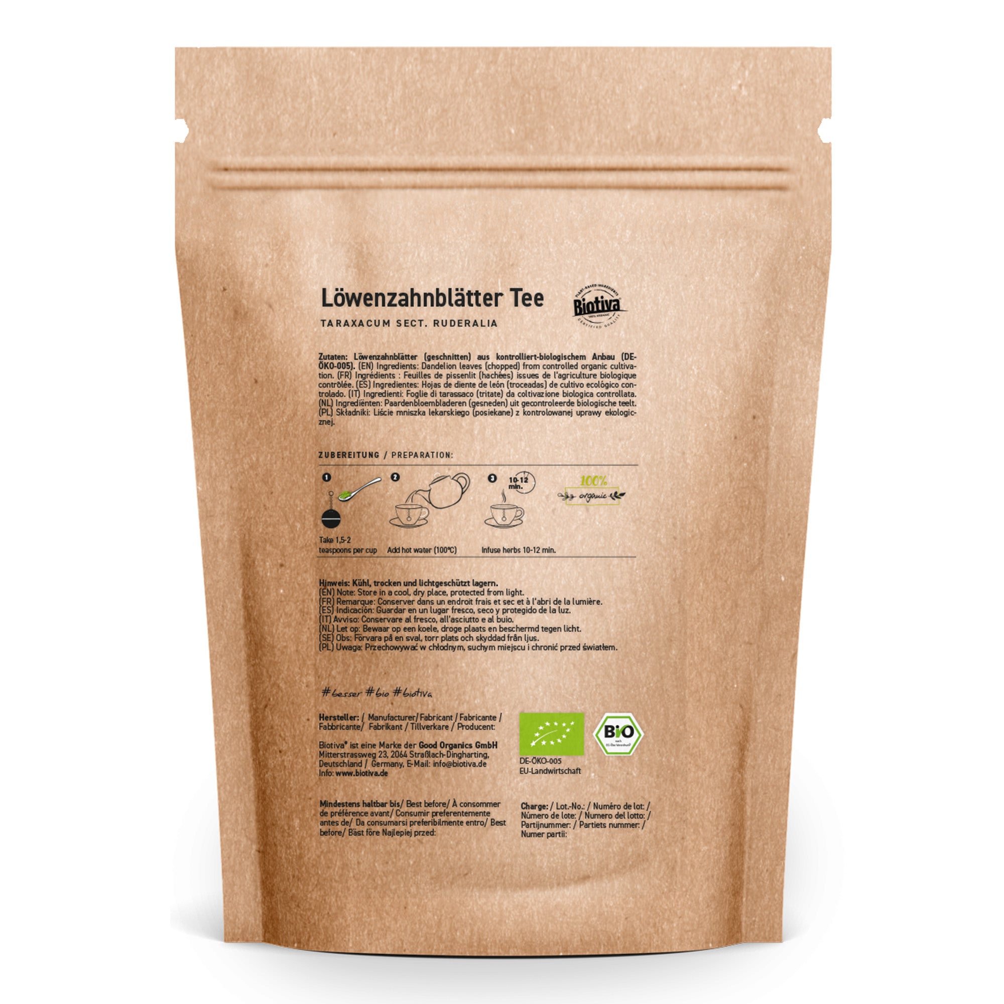 Löwenzahnblätter Tee 250g