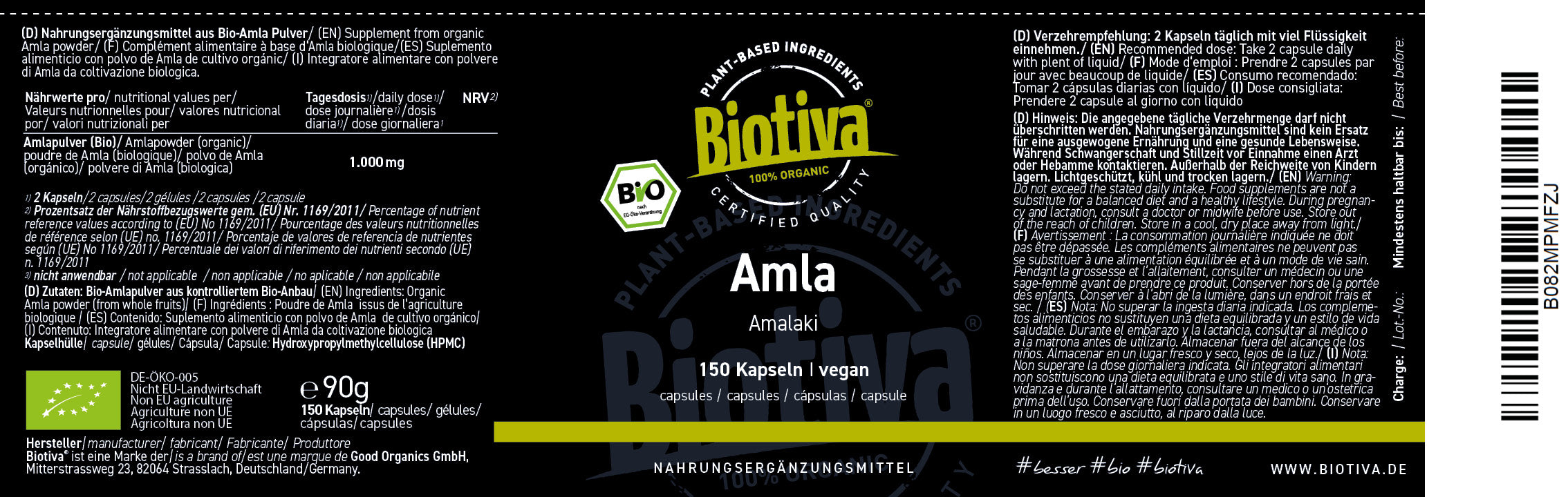 Amla Kapseln Bio