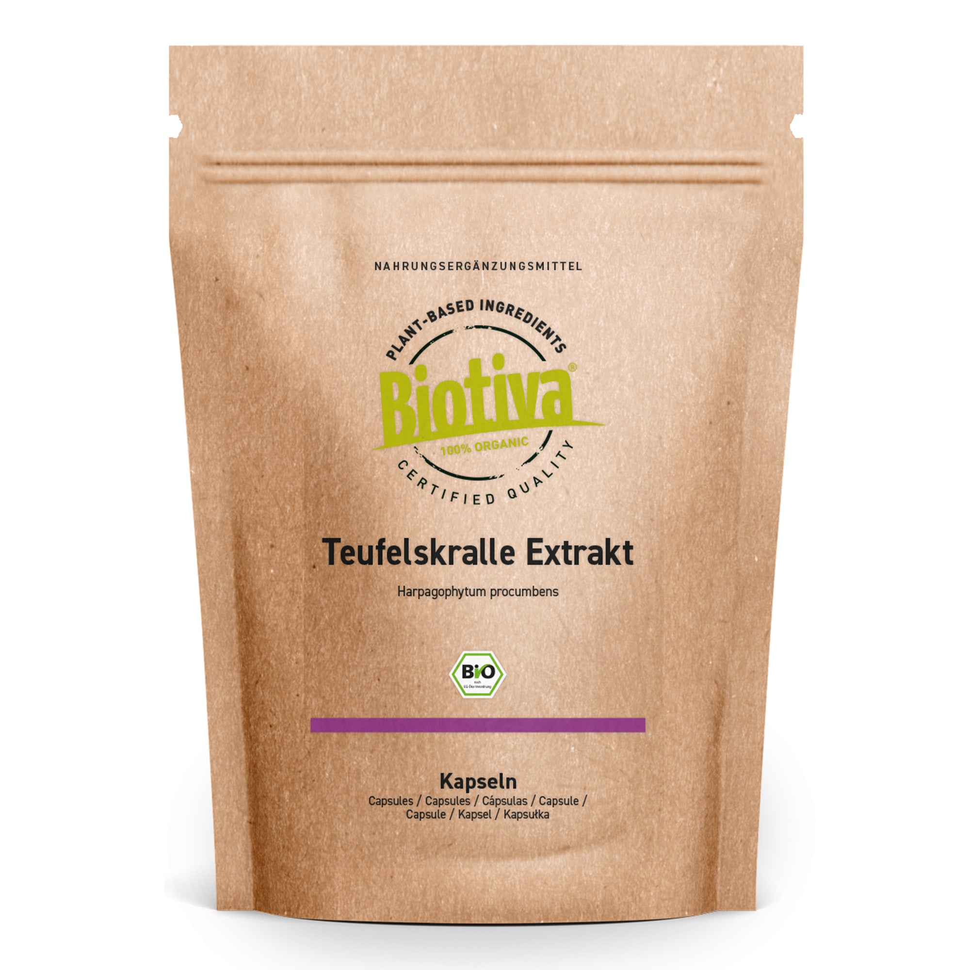 Teufelskralle Extrakt Bio (140 Kapseln)