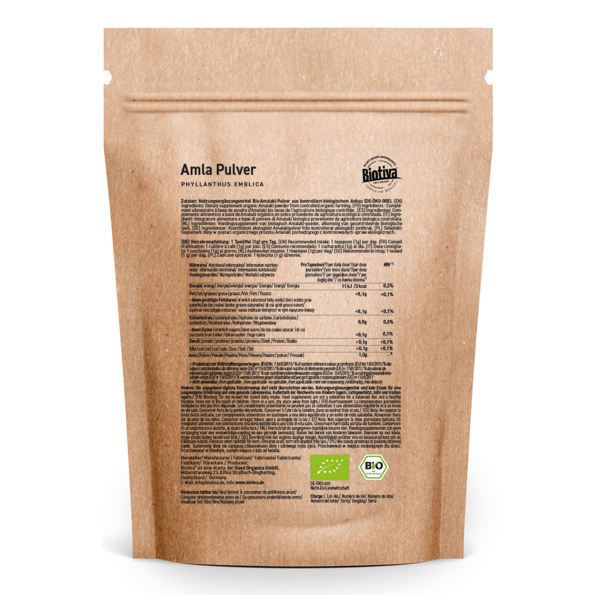 Amla Pulver Bio