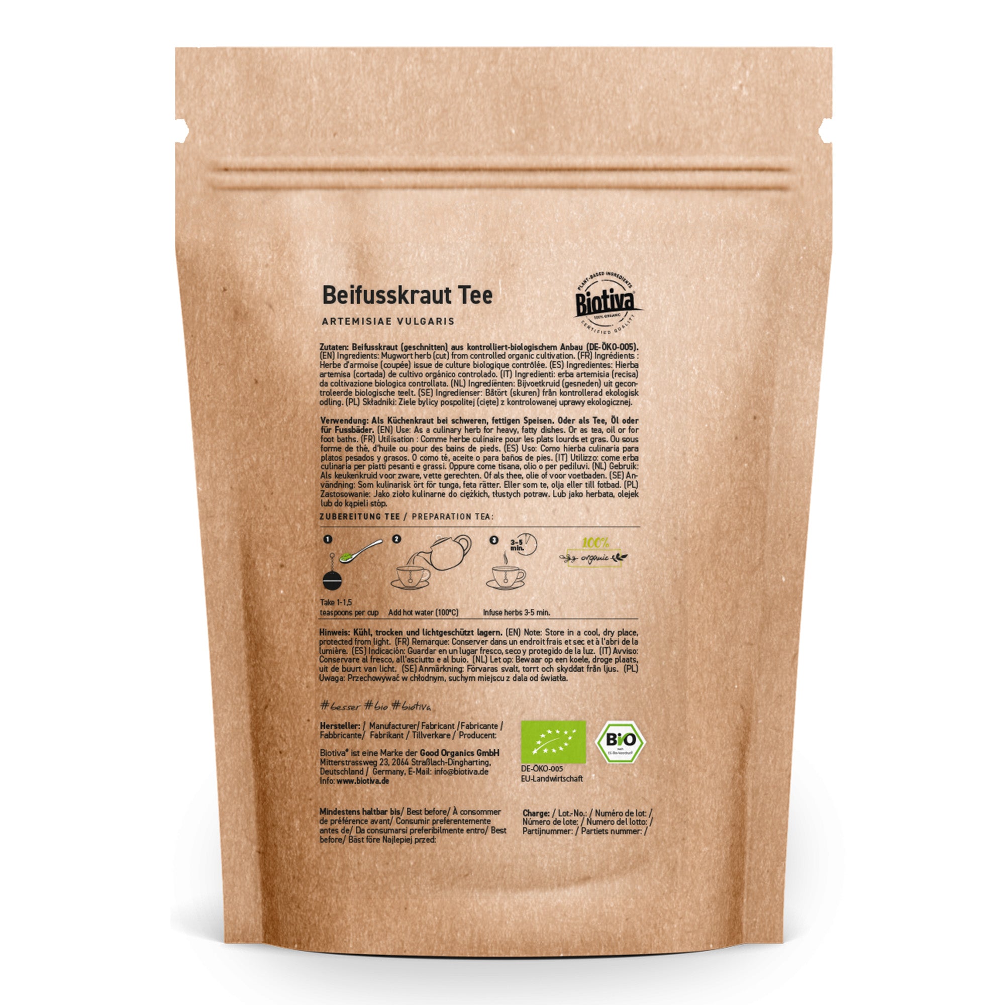 Beifuß Tee geschnitten Bio