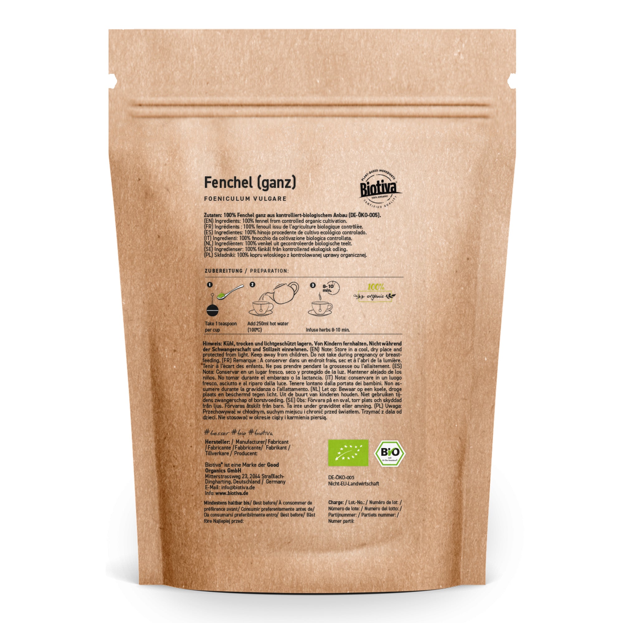 Fenchel süß ganz Bio