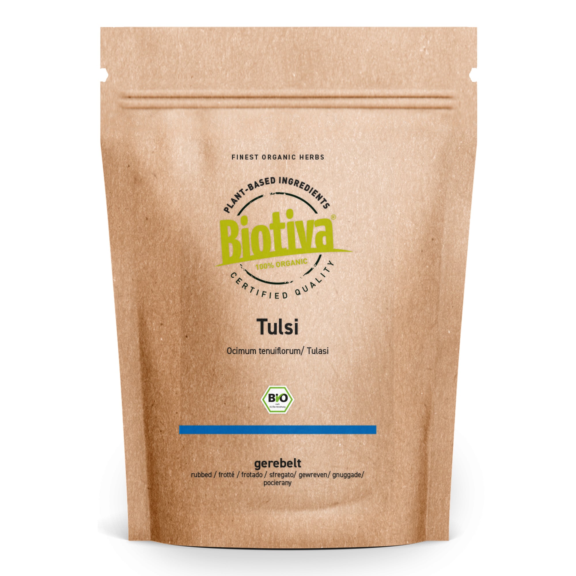 Tulsi gerebelt Bio 100g