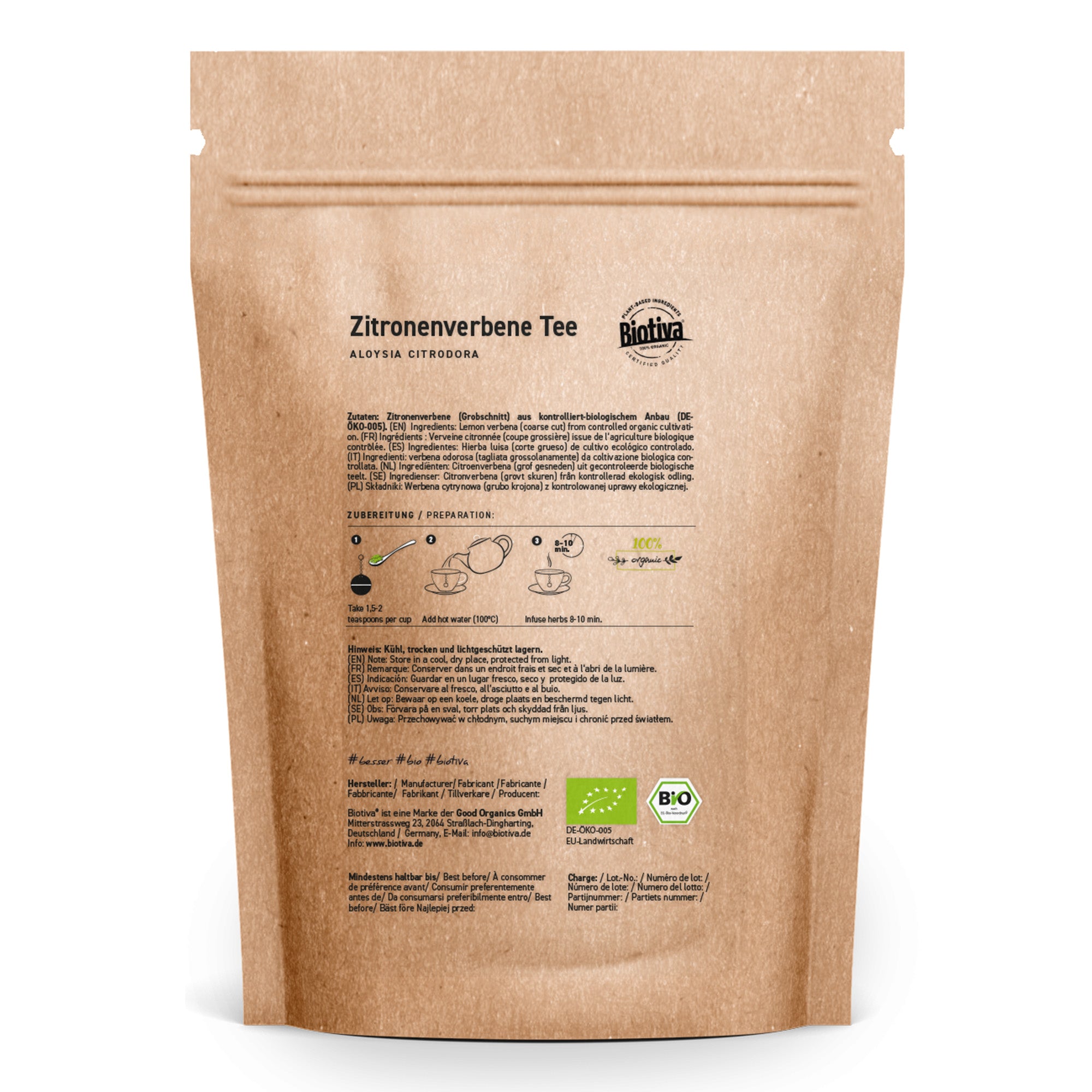 Zitronenverbene Tee Bio 100g