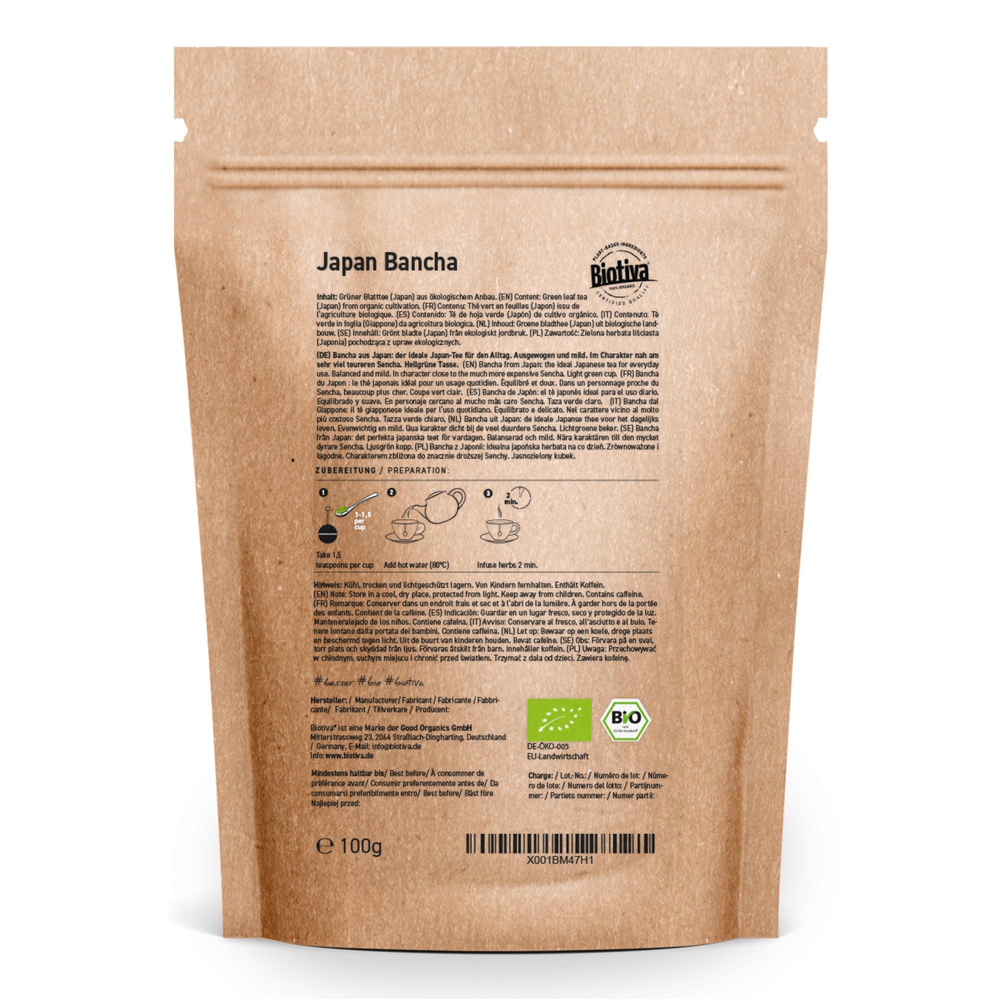 Bancha Grüntee Japan Bio 100g