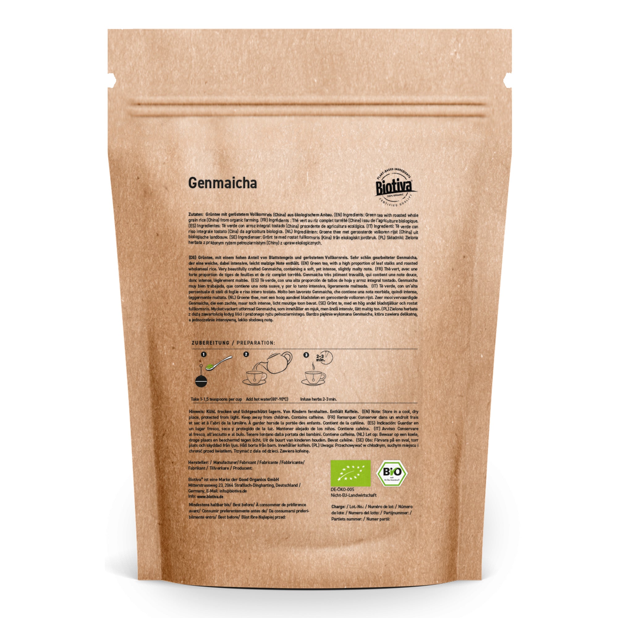 Grüntee Genmaicha 100g Bio