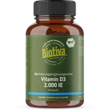 Bio Nahrungsergänzungsmittel mit Vitamin D3 2.000 IE 90 Kapseln