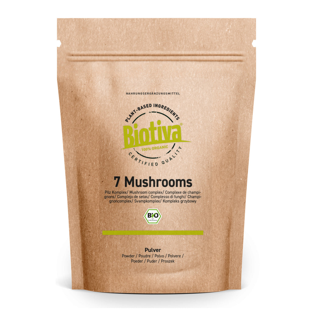 7 Mushrooms Pulver Bio