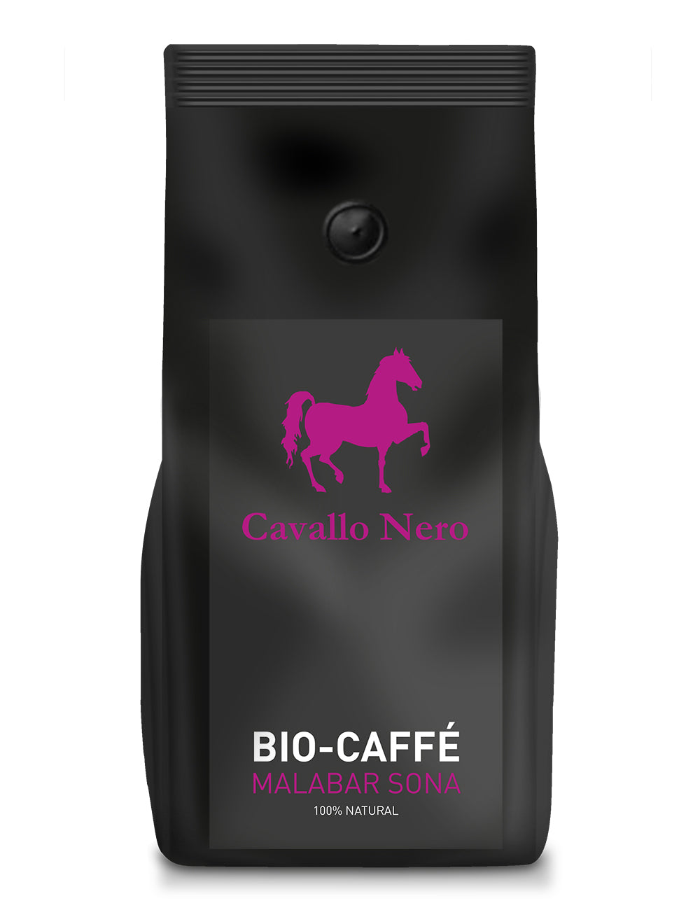 Cavallo Nero Kaffee Malabar Sona Bohne Bio