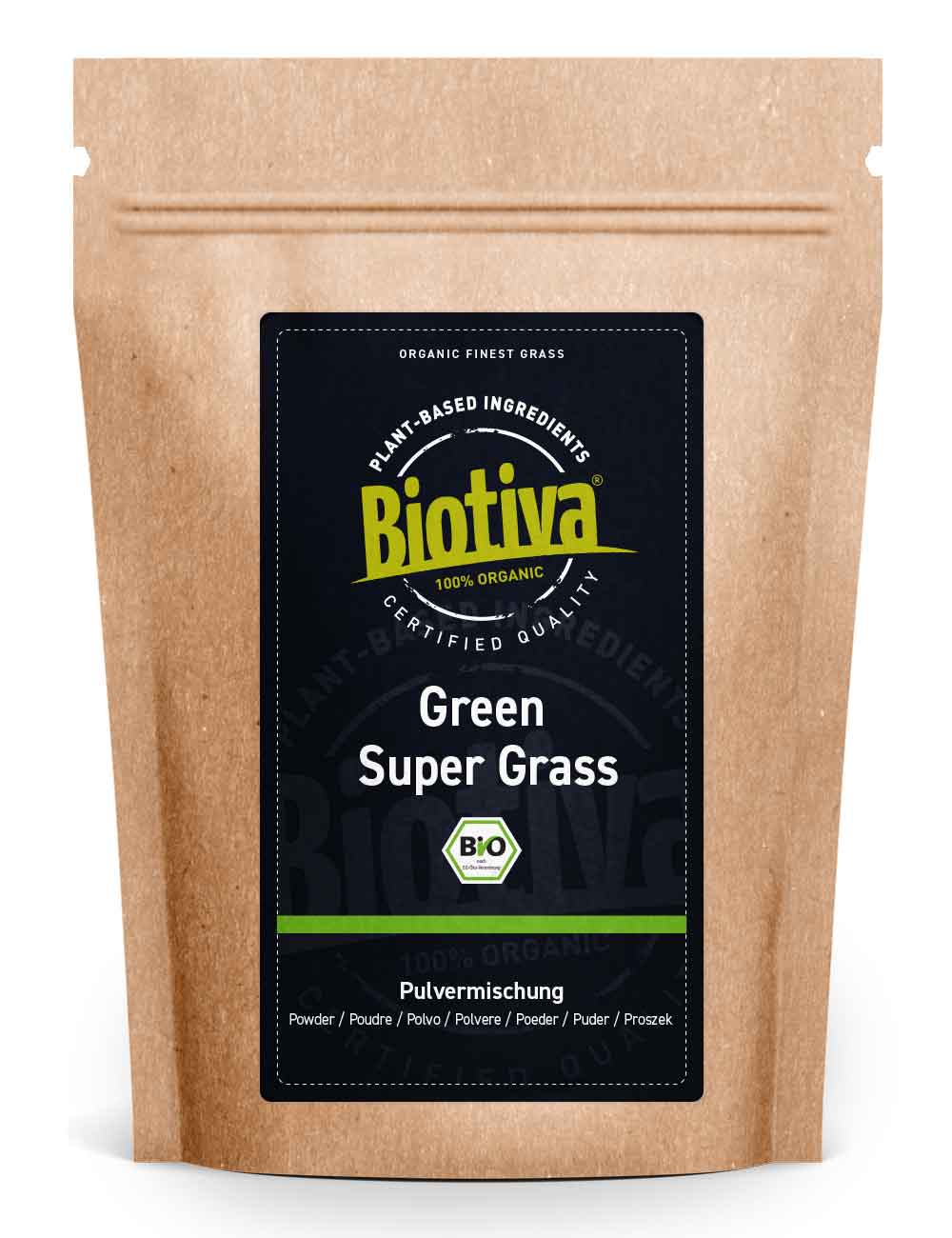 Green Super Gras Pulver Bio, 400g